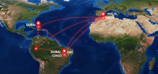 Eixo Estratégico Dubai–Congo–Malta